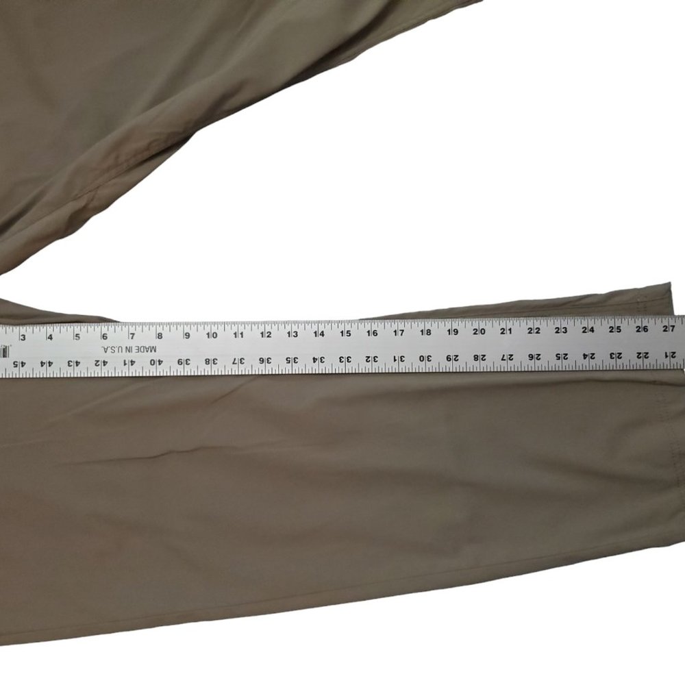 prAna Slim Fit 38x32 (Meas 38x27 11.5") Beige Outdoor Hiking *Hemmed* Pants A17 - Picture 8 of 9